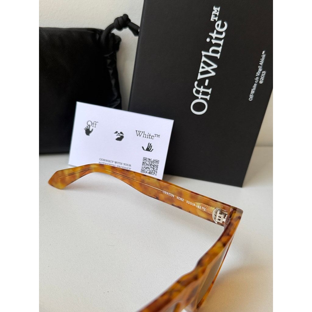 Off-White NEW Off White Providence Havana Brown Unisex Sunglasses Size ONE SIZE - 6 Thumbnail