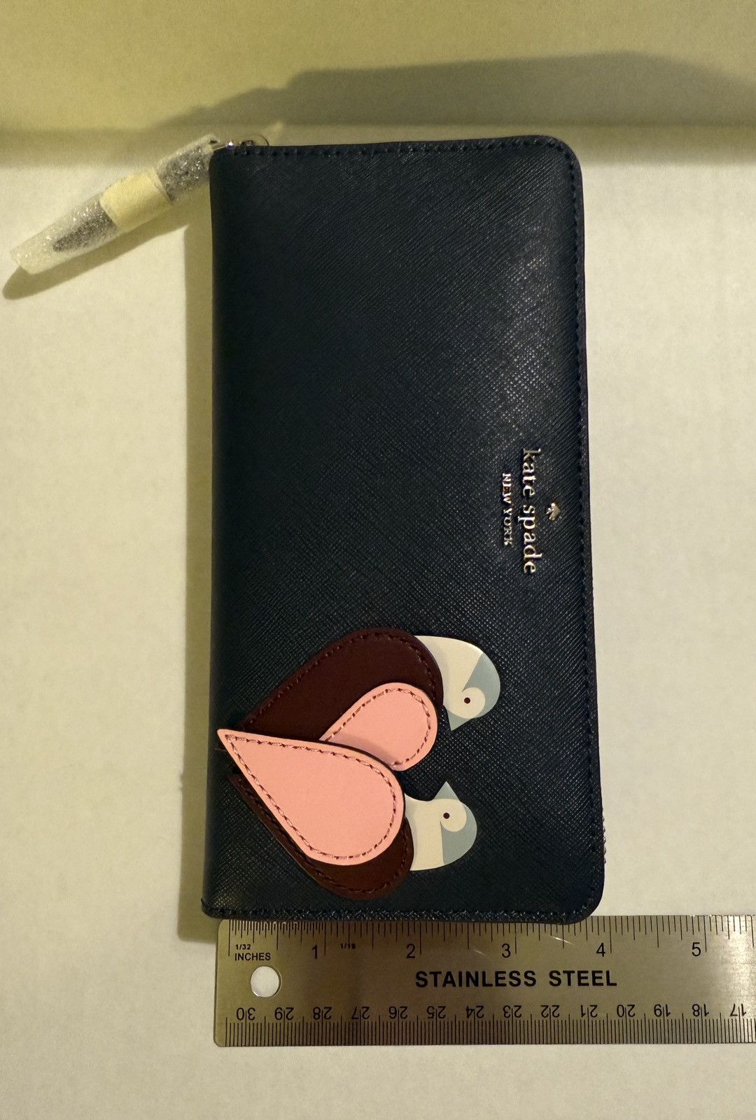 Kate Spade Kate Spade Limit Edition Navy Continental Love Birds Wallet Size ONE SIZE - 9 Thumbnail