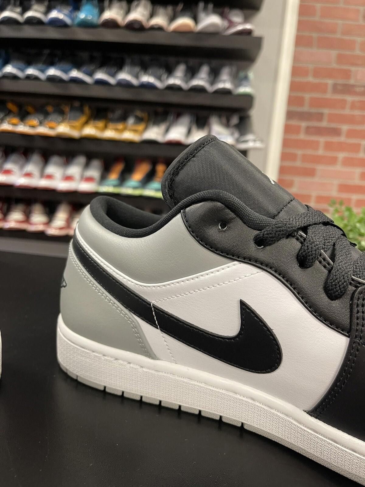Nike Size 14 - Air Jordan 1 Low Men's LT Smoke Grey/Black-White Size US 14 / EU 47 - 8 Thumbnail