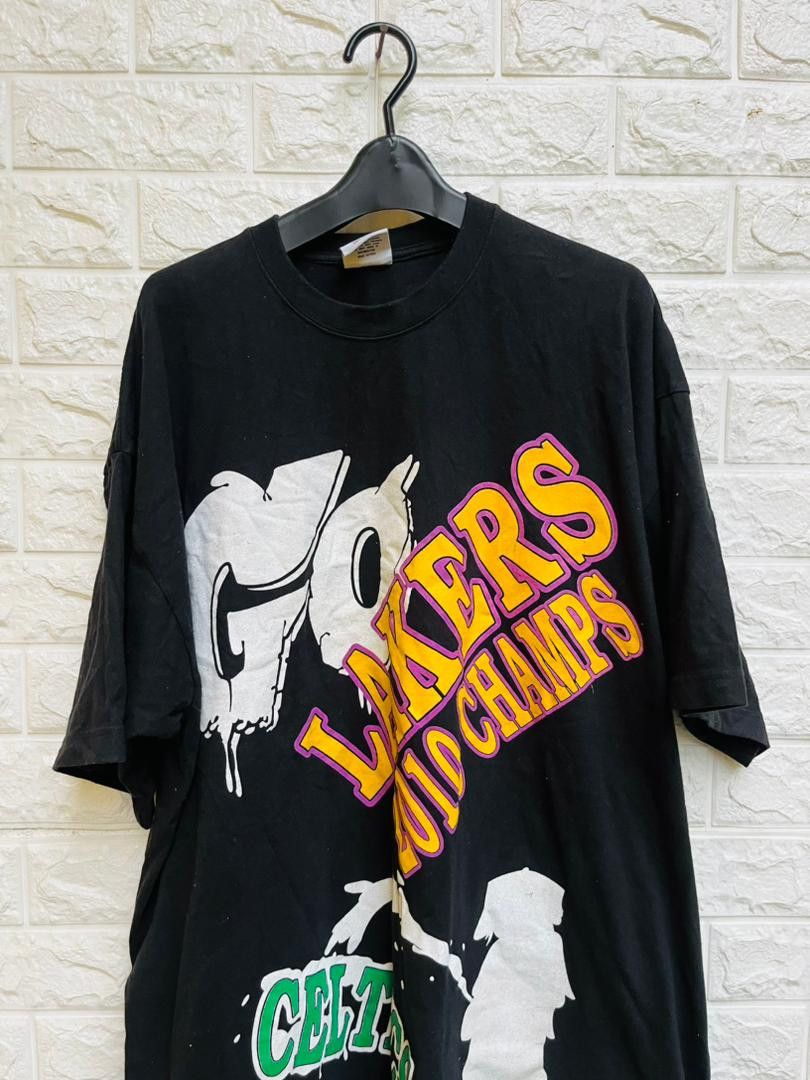 Japanese Brand × Vintage Vintage Lakers Celtics Hip Hop Designer Fashion Style Size US XXL / EU 58 / 5 - 3 Thumbnail
