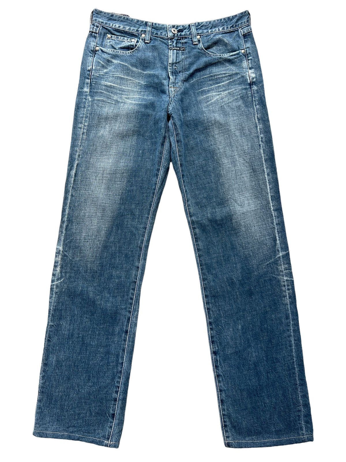 Marithe + Francois Girbaud Marithe Francois Girbaud Multi Pocket Baggy Jeans 33x33 Size US 33 - 2 Thumbnail