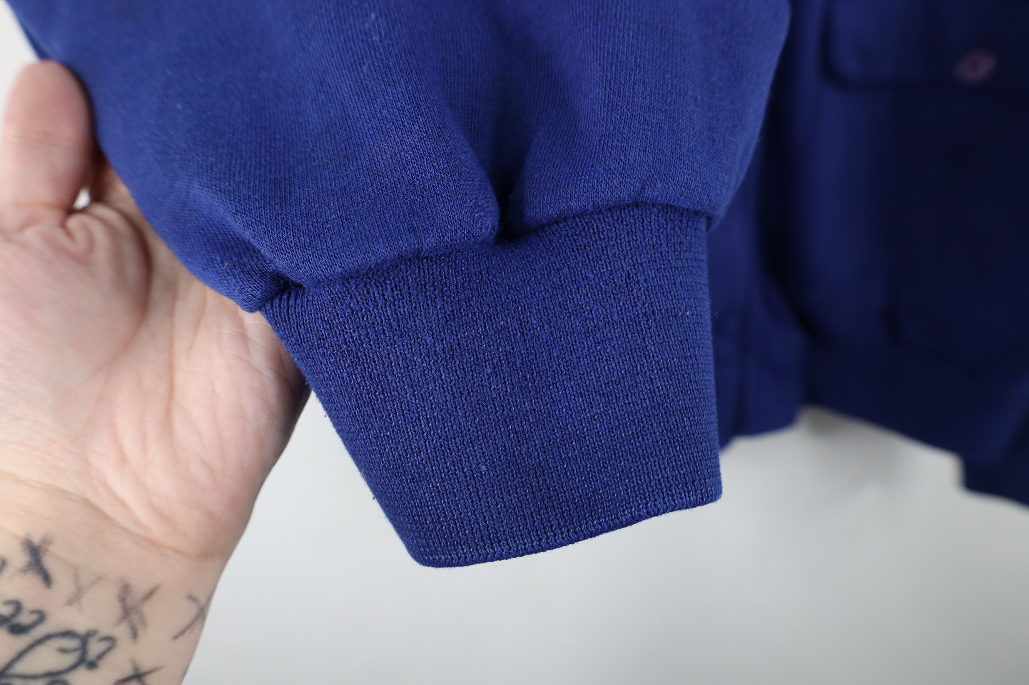 Vintage Vintage 90s Streetwear Warm Up Tennis Track Jacket Blue Size US L / EU 52-54 / 3 - 7 Thumbnail