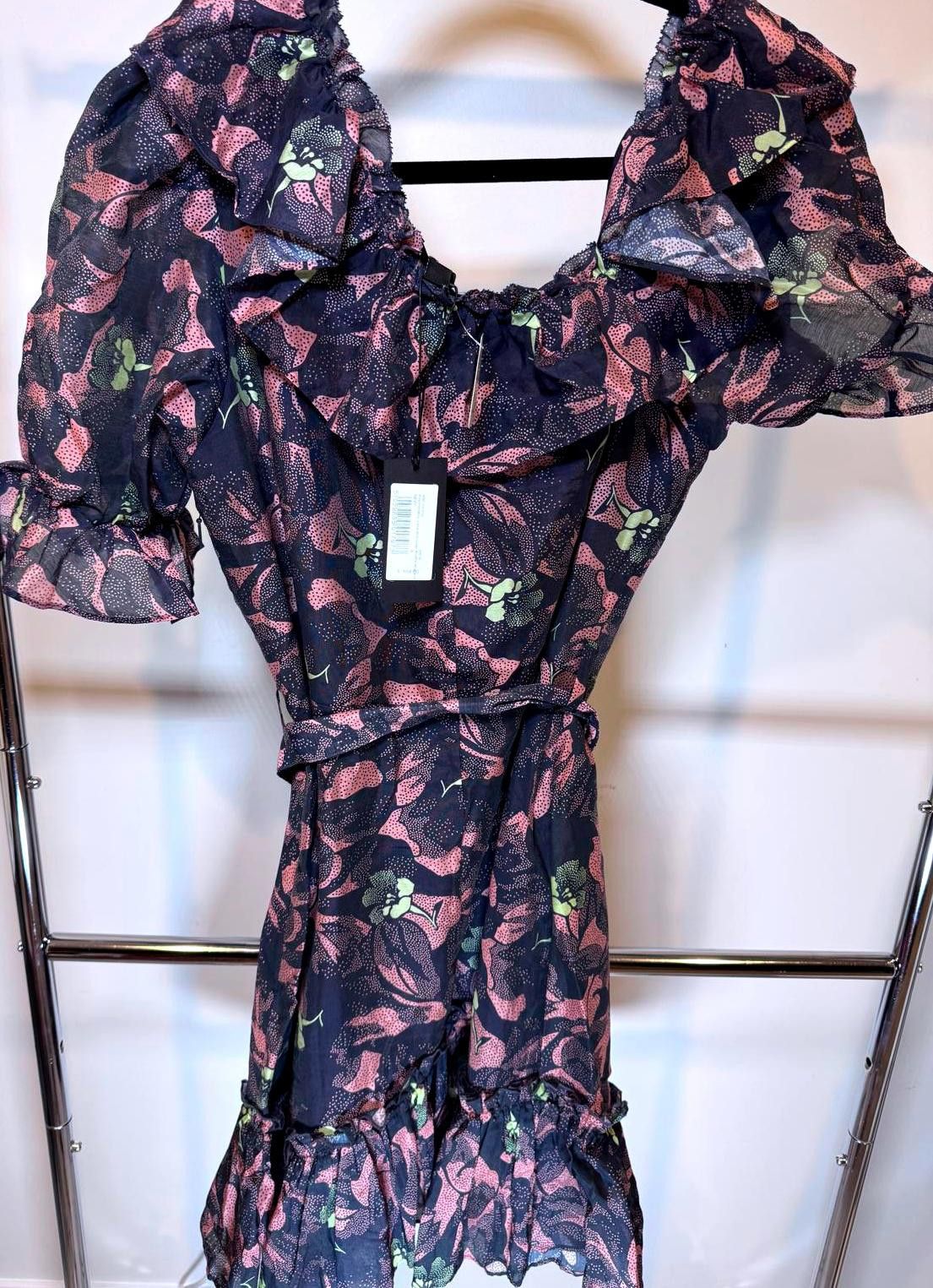 Ted Baker Ted Baker London Floral Ruffle Dress SIZE 5 Size M / US 6-8 / IT 42-44 - 2 Thumbnail