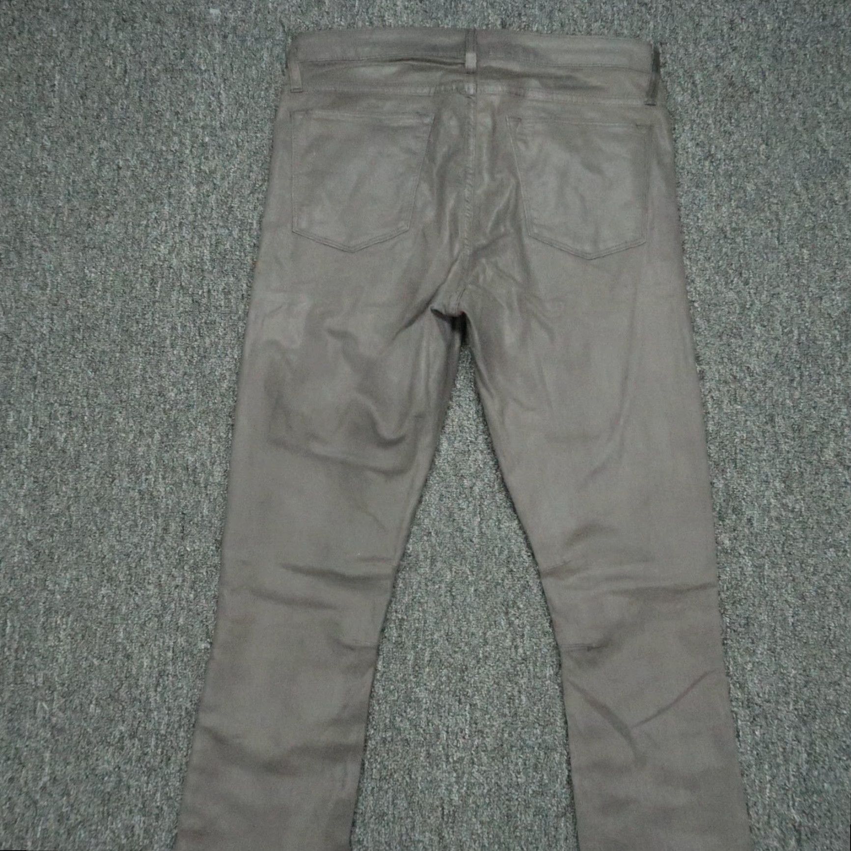 Helmut Lang Helmut Lang Jeans Womens 31 Gray Coated Stretch Skinny 5 Pocket USA Size 24" / US 00 / IT 34 - 5 Thumbnail