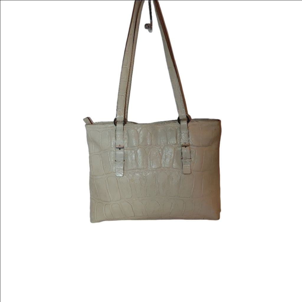 Francesco Smalto Francesco Biasia Leather Croc Embossed Made in Italy Bag Size ONE SIZE - 1 Thumbnail