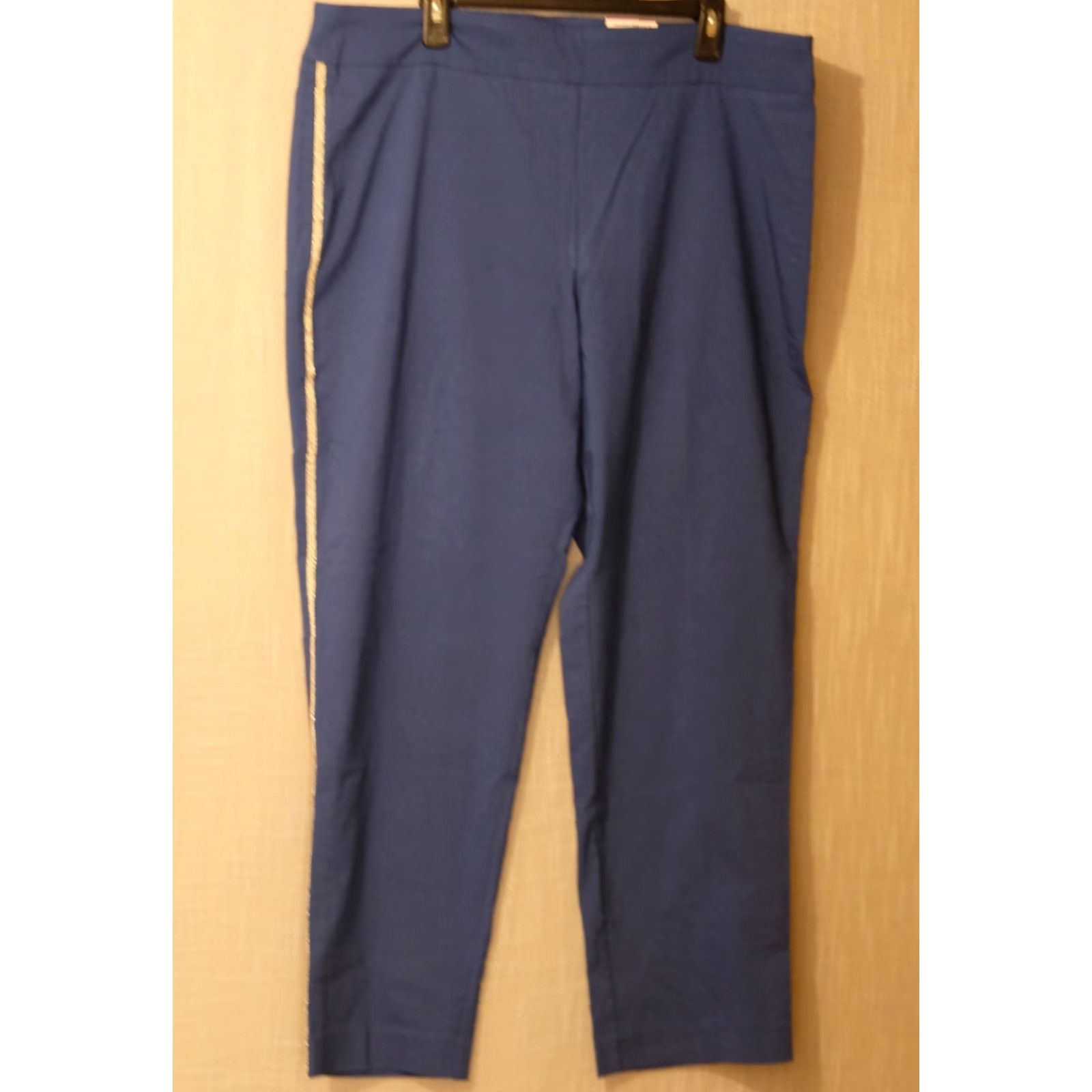 JM Collection NWT! JM Collection Holiday Romance Pull On Pants Navy Women's XXL Shirt? Size 27" / US 4 / IT 40 - 2 Thumbnail