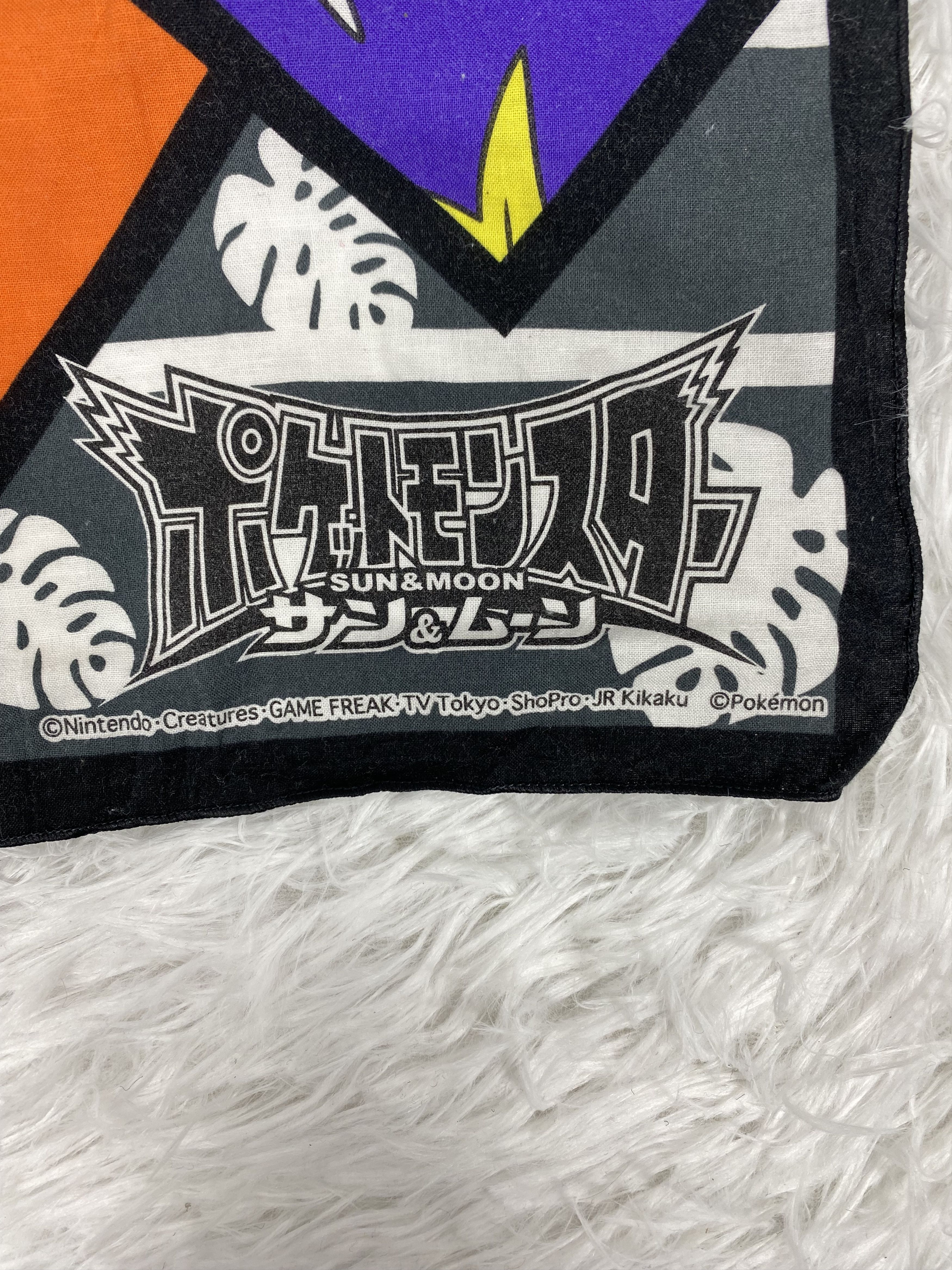 Pokemon Vintage Pokemon Sun & Moon Handkerchief PH0036 Size ONE SIZE - 4 Thumbnail
