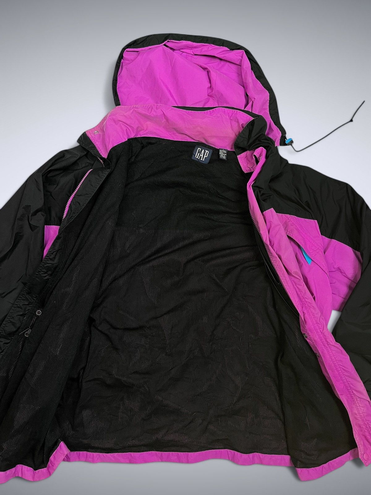 Gap × Vintage 80s GAP Two Tone Womens Parka Jackets Size US L / EU 52-54 / 3 - 2 Thumbnail