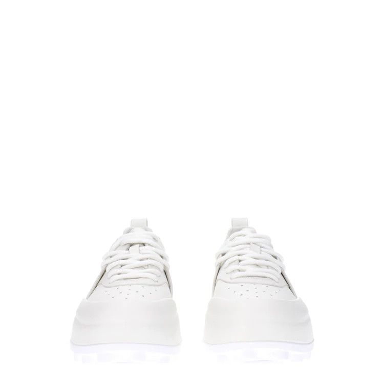 Jil Sander ob1o1e1124 Leather Sneakers in White Size US 6 / IT 36 - 3 Thumbnail