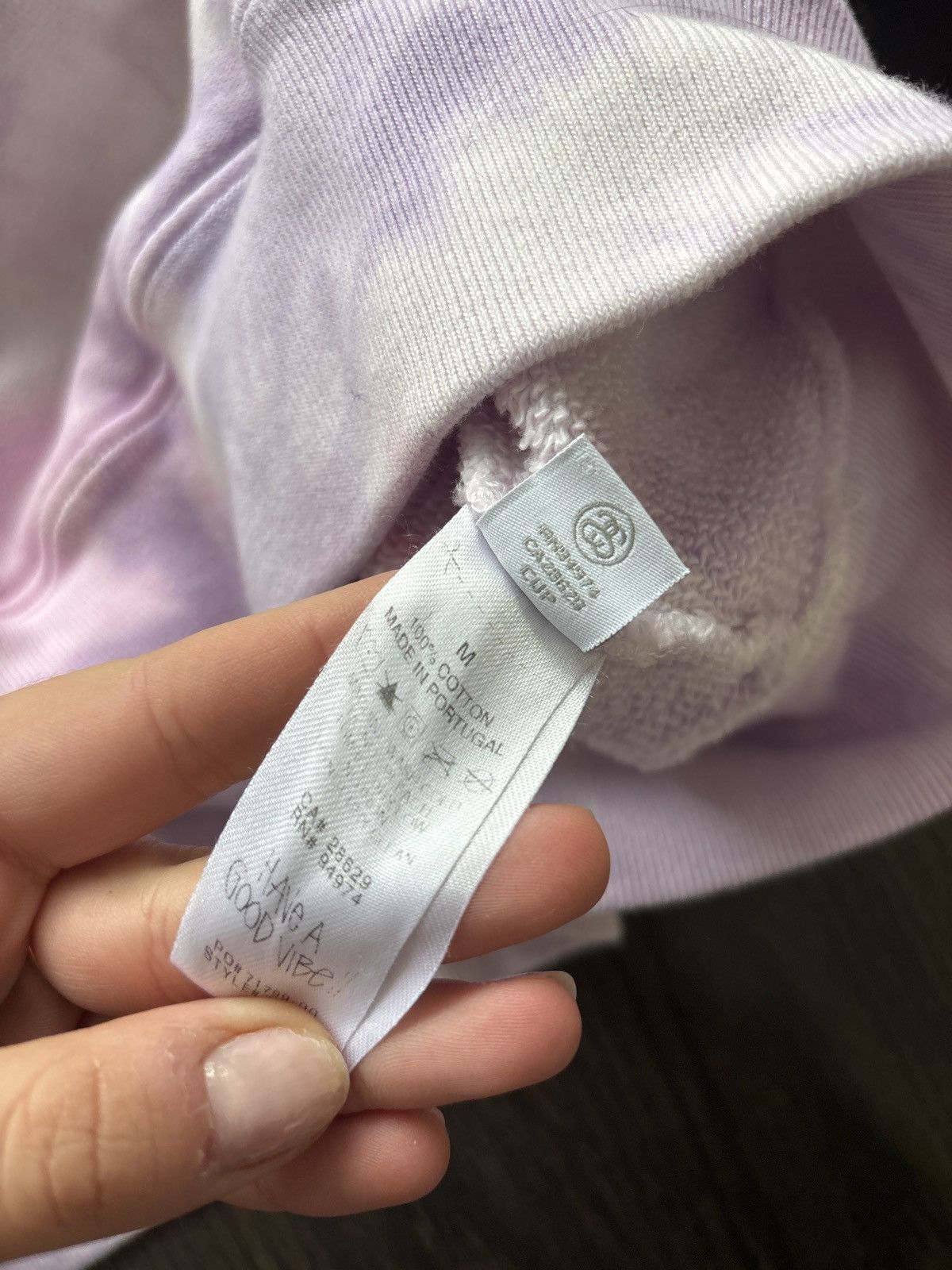 Dries Van Noten × Stussy Stussy x Dries Van Noten Bandana Hoodie 'Lilac' Size US M / EU 48-50 / 2 - 9 Thumbnail