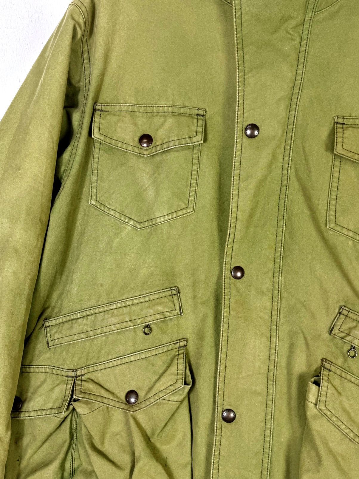 Polo Ralph Lauren Vintage Polo Ralph Lauren Waxed Cotton Fishing Jacket Size US L / EU 52-54 / 3 - 7 Thumbnail