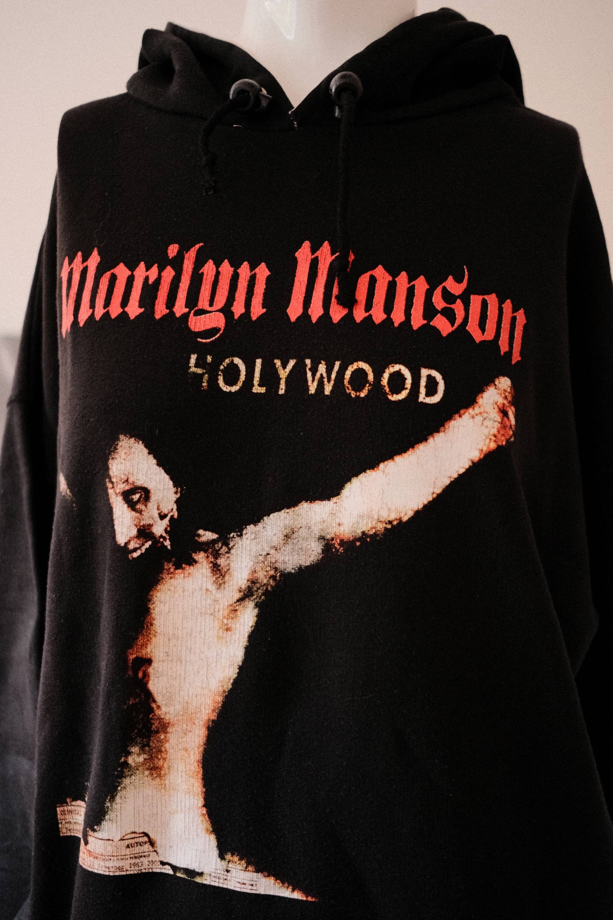 Band Tees Marilyn Manson Vintage hoodie Holy Wood 2000s Rare Size US L / EU 52-54 / 3 - 3 Thumbnail
