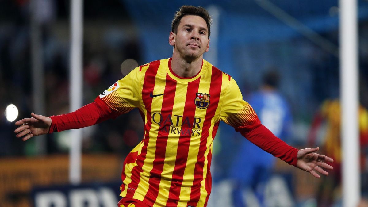 Nike BARCELONA 2013 2014 AWAY FOOTBALL SHIRT SOCCER JERSEY Size US S / EU 44-46 / 1 - 12 Thumbnail