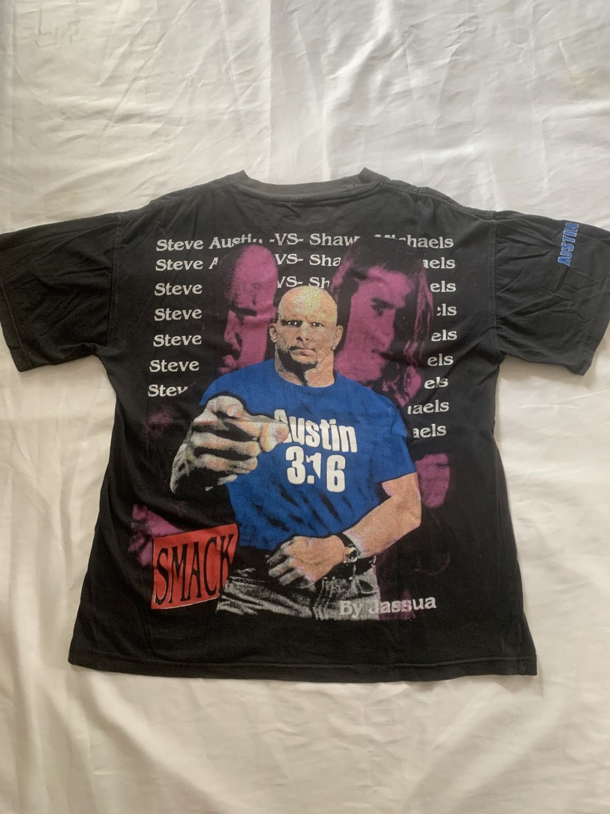 WCW/nWo Vintage WWE Austin vs Shawn Michael Size US M / EU 48-50 / 2 - 16 Thumbnail