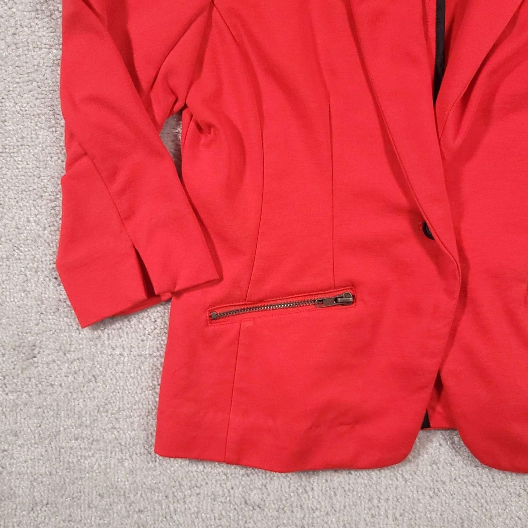 Christian Siriano Christian Siriano Blazer Womens Small Coral Runway Style Career Jacket Stretch Jacket/Coat Blazer Size S / US 4 / IT 40 - 4 Thumbnail