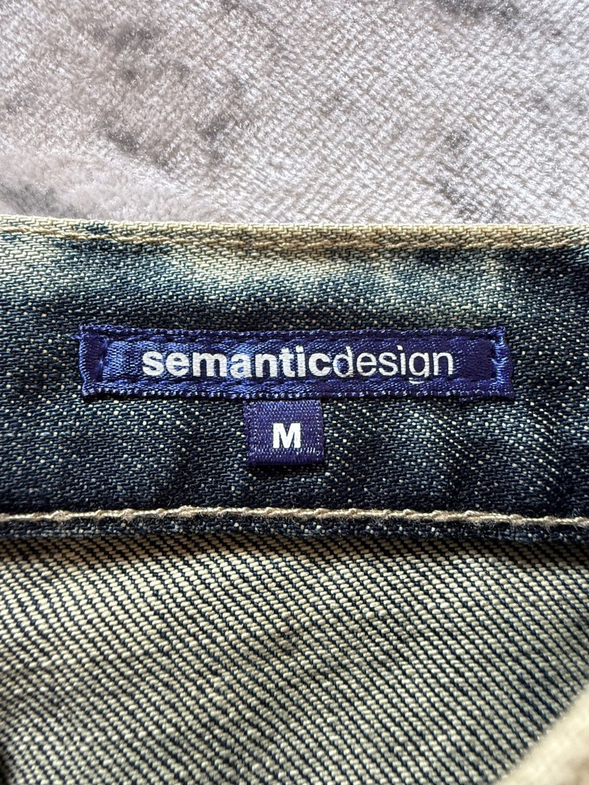 Japanese Brand Semantic Design Studded Acid Mud Wash Jeans Size US 30 / EU 46 - 22 Thumbnail