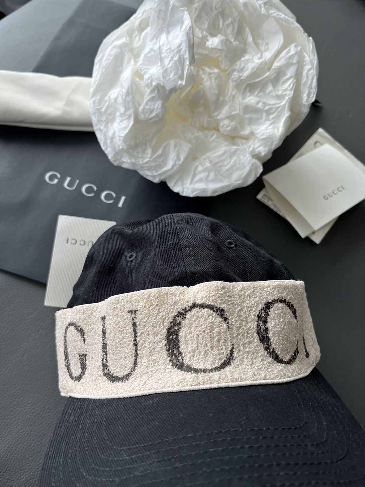 Gucci Gucci Runway Logo Baseball Hat Brand New Limited Edition Size ONE SIZE - 1 Thumbnail