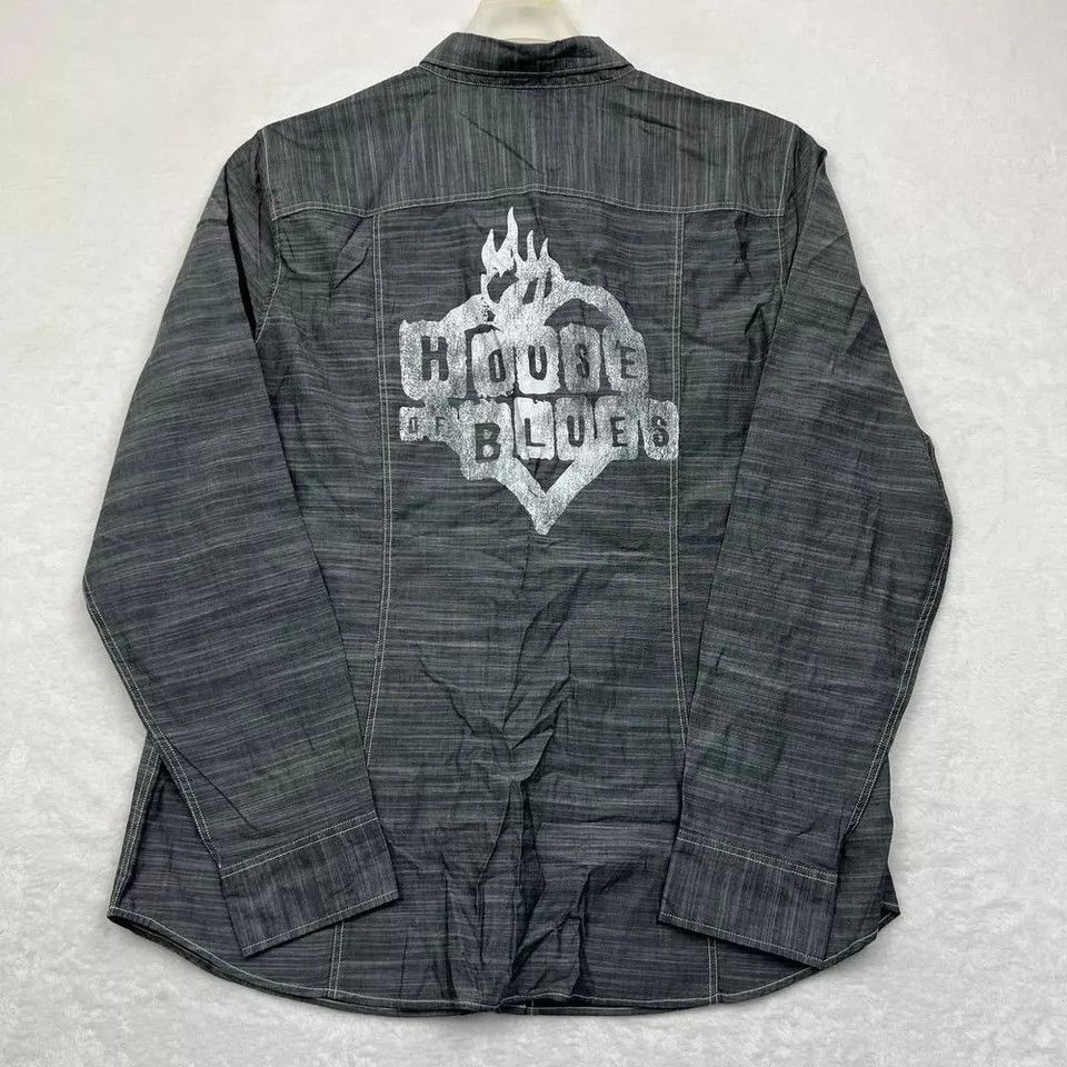 Other House of Blues Shirt Men XL Button Up Long Sleeve Cotton Size US XL / EU 56 / 4 - 2 Thumbnail