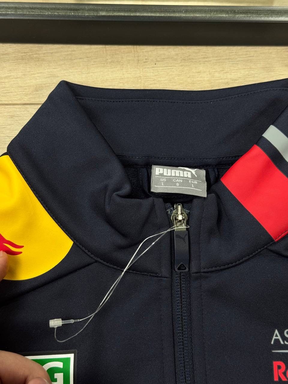 Puma Puma Aston Martin Res Bull Racing F1 Team Jacket Navy Blue Size US L / EU 52-54 / 3 - 4 Thumbnail