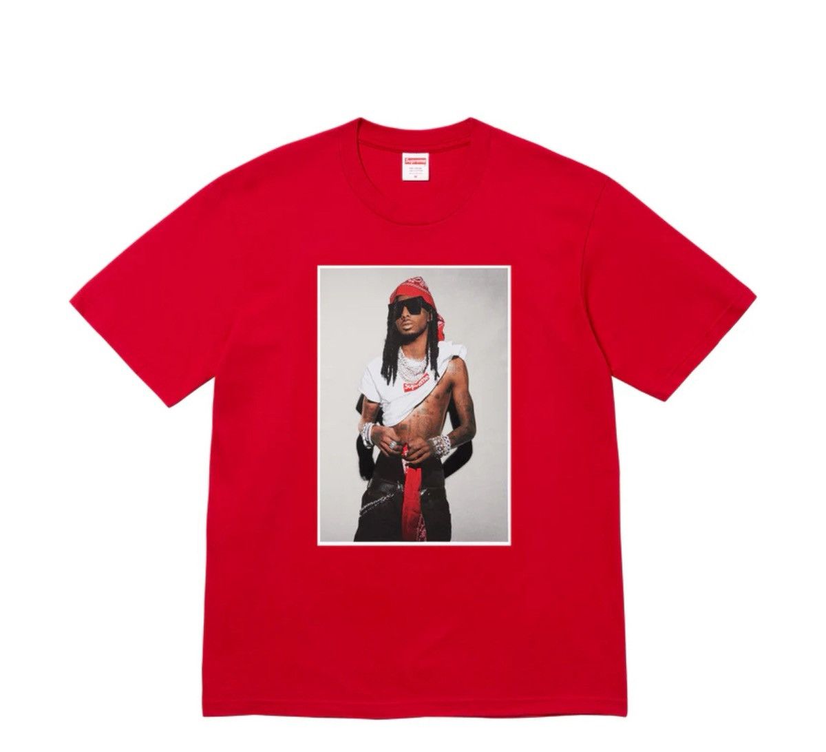 Supreme Playboi Carti X Supreme Tee Shirt Red Size US M / EU 48-50 / 2 - 3 Thumbnail