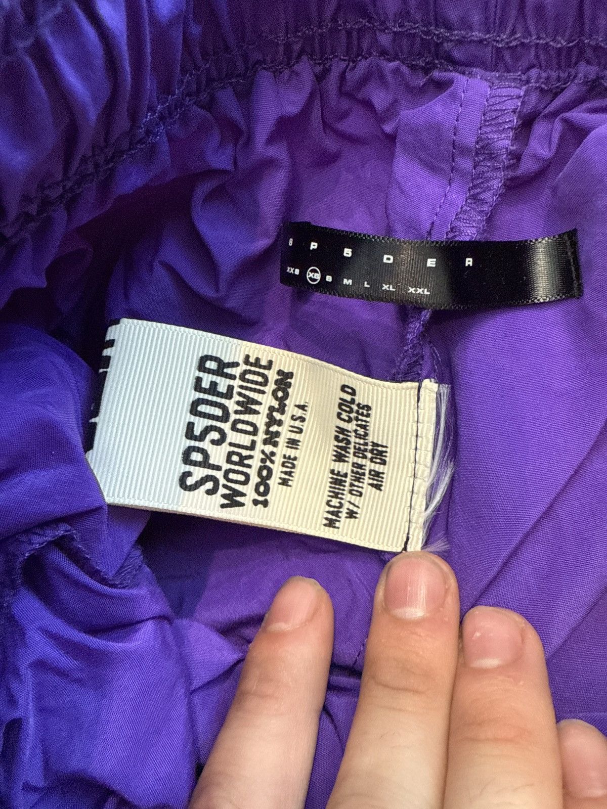 Sp5der Sp5der worldwide soccer shorts purple Size US 28 / EU 44 - 3 Thumbnail