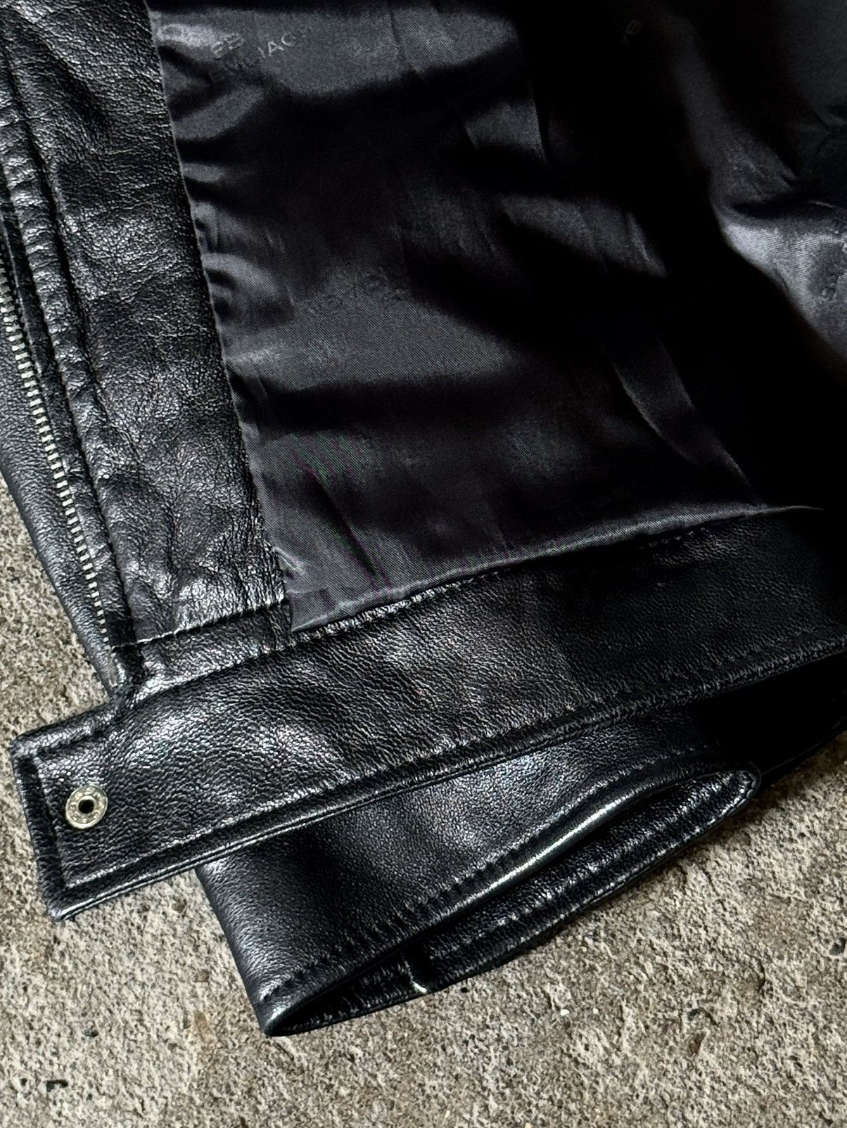 Balenciaga Balenciaga - 1997 - Nicolas Ghesquière - Moto Leather Jacket Size US L / EU 52-54 / 3 - 14 Thumbnail