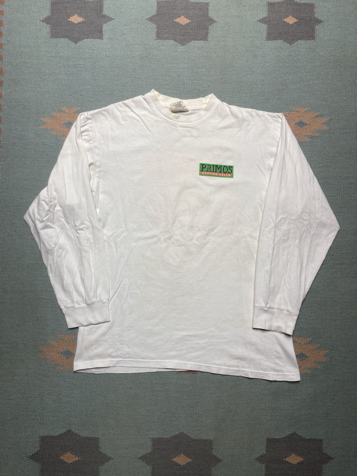 Vintage Vintage graphic t shirt primos hunting calls phat lady small Size US S / EU 44-46 / 1 - 6 Thumbnail