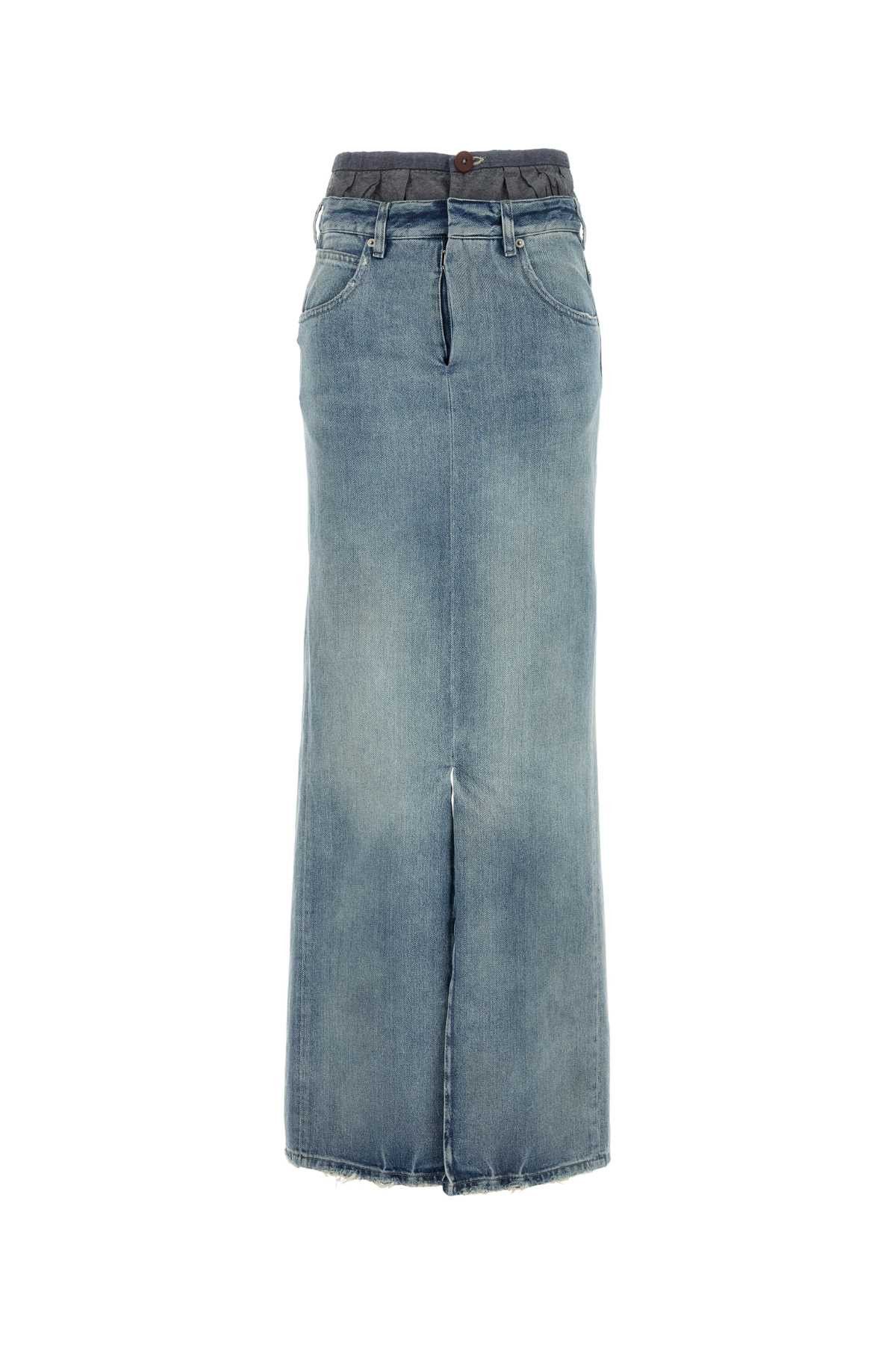 Maison Margiela Denim Skirt Size 27" / US 4 / IT 40 - 1 Thumbnail