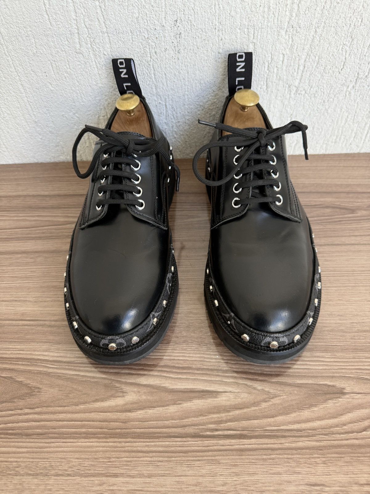 Louis Vuitton ice Line Derby with monogram eclipse Size US 7 / EU 40 - 4 Thumbnail