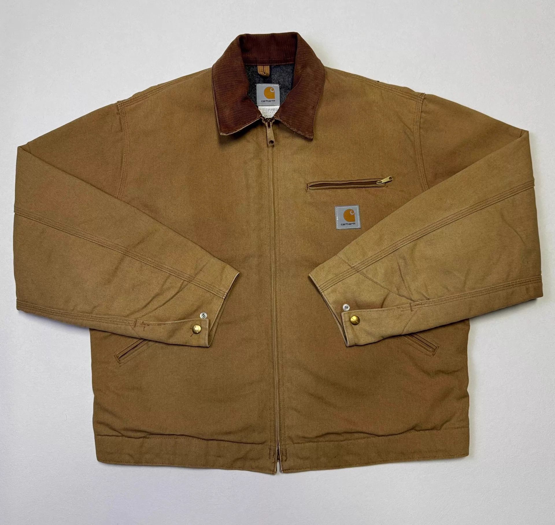 Carhartt Carhartt J01 Brown 46/L-XL Vintage US 2001 Size US S / EU 44-46 / 1 - 1 Thumbnail