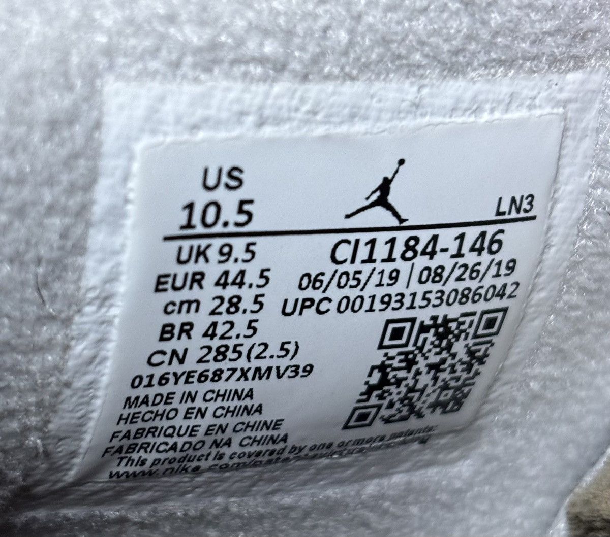 Jordan Brand Jordan 4 Retro SE What The 4 2019 Size 10.5 Size US 10.5 / EU 43-44 - 6 Thumbnail