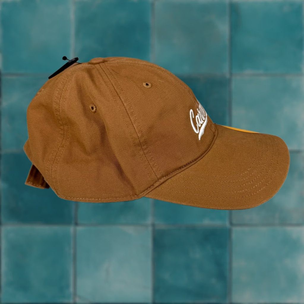 Carhartt Carhartt Canvas Script Graphic Cap Brown Womens One Size AH5247W Adjustable Cap Size ONE SIZE - 1 Thumbnail