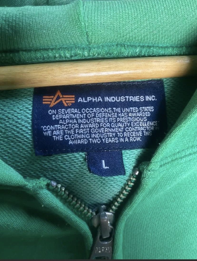 Alpha Industries Alpha Industries Inc Small Logo Zipper Hoodies Size US L / EU 52-54 / 3 - 5 Thumbnail