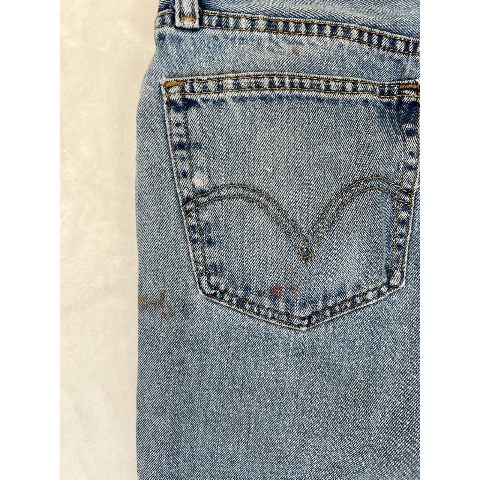 Levi's Vintage Levi's 505 Ble Denim Jeans Size 36x32 Paint Stain Gr Size US 36 / EU 52 - 12 Thumbnail