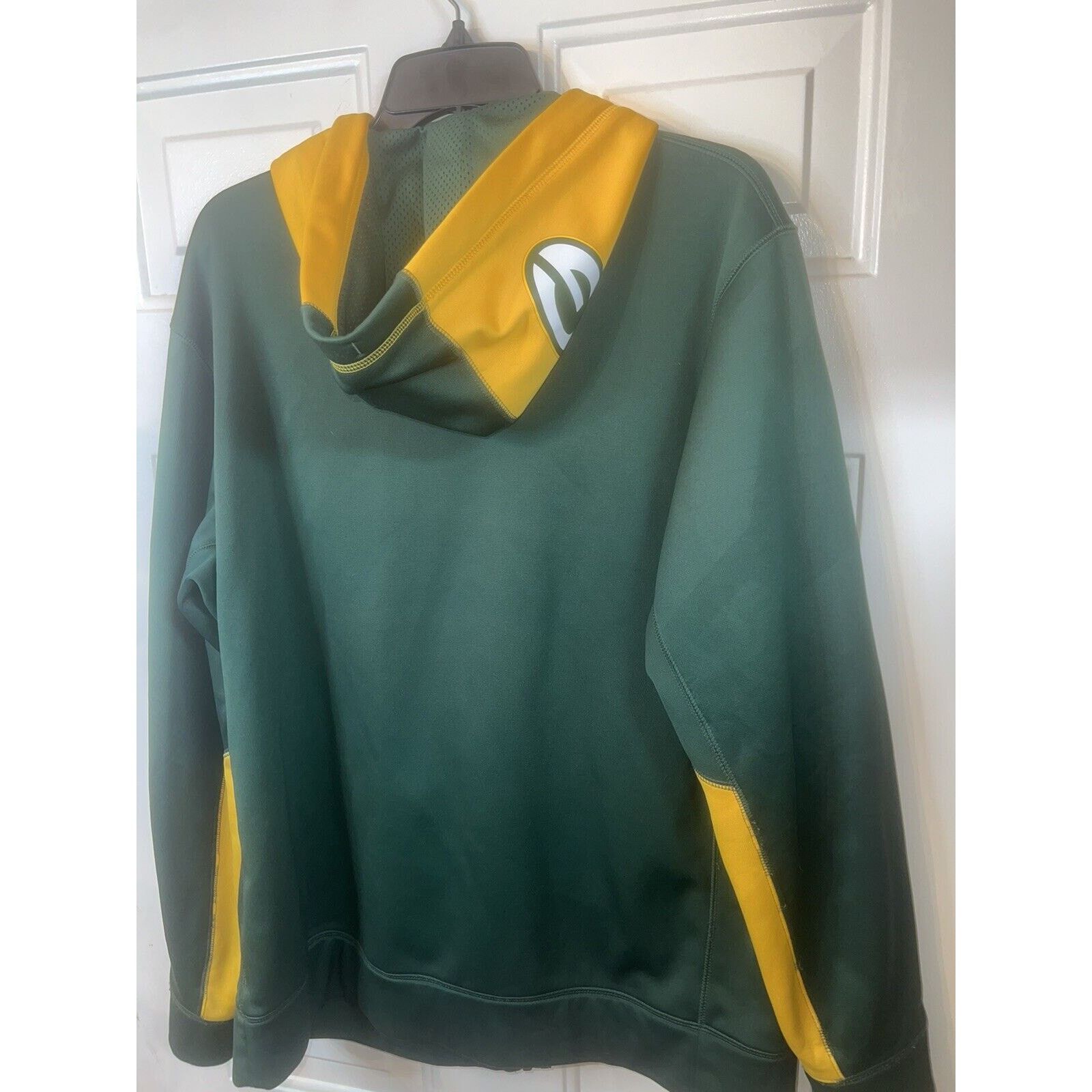Nike Nike Green Bay Packers Jacket Zip Up Hoodie Large Sweatshirt Size US XL / EU 56 / 4 - 13 Thumbnail