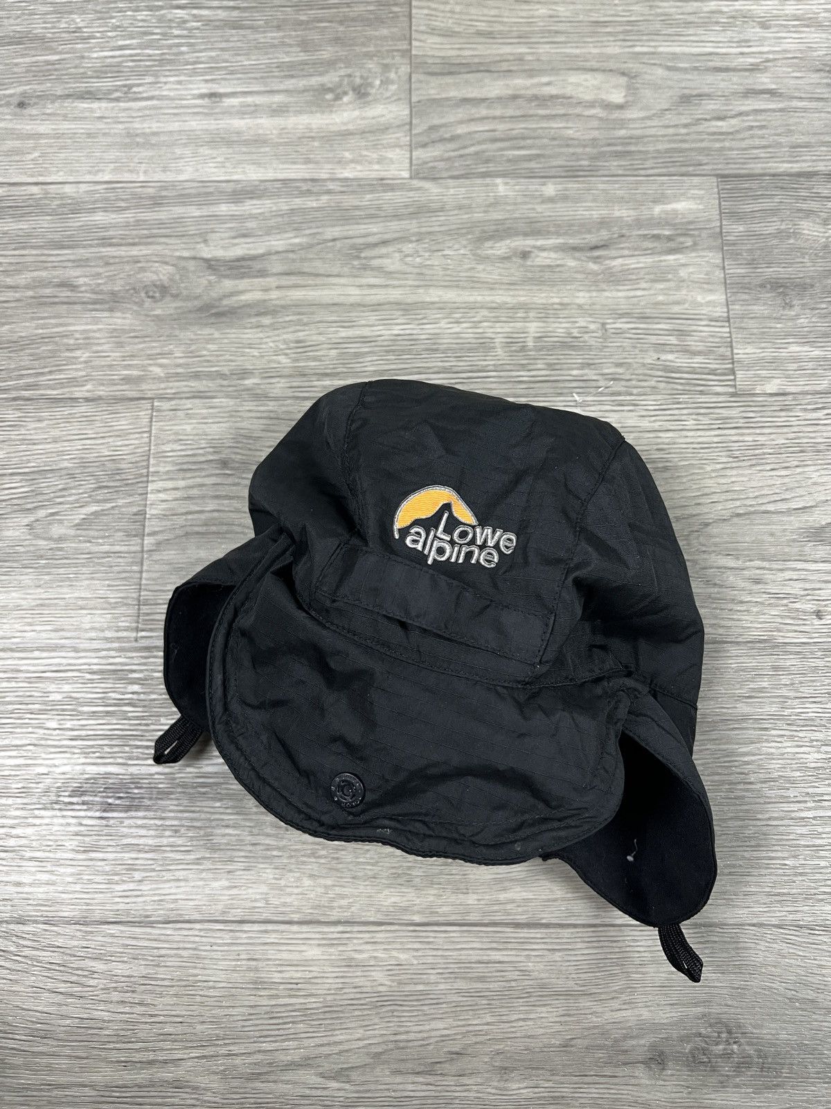 Other Lowe Alpine Waterproof Hat Black Nylon Fleece Lined XL Size ONE SIZE - 1 Thumbnail