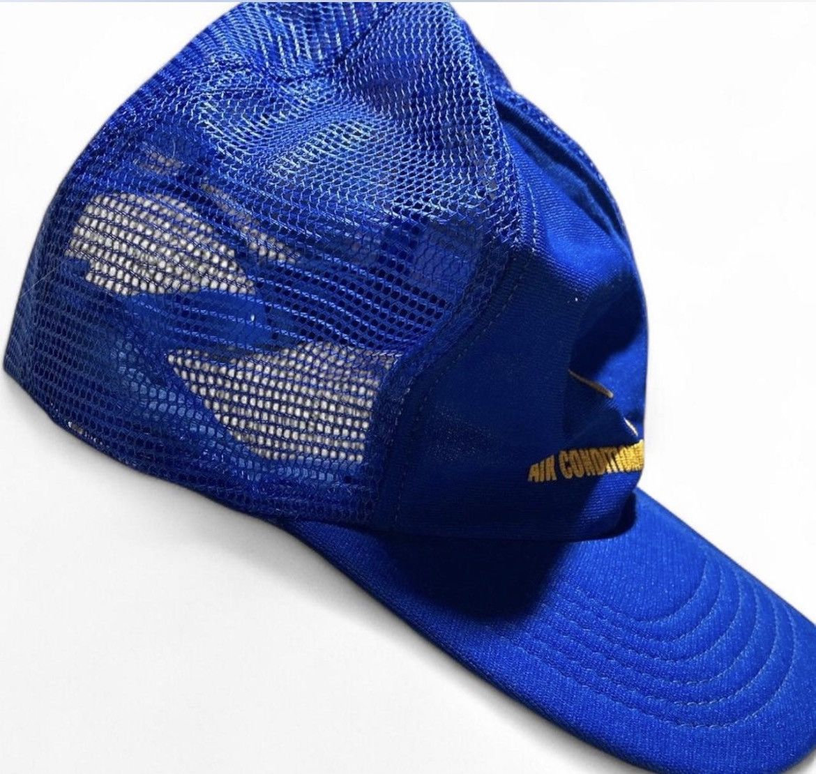Vintage Vintage TLC Mesh Trucker Hat Snapback Blue Yellow Y2K Size ONE SIZE - 2 Thumbnail