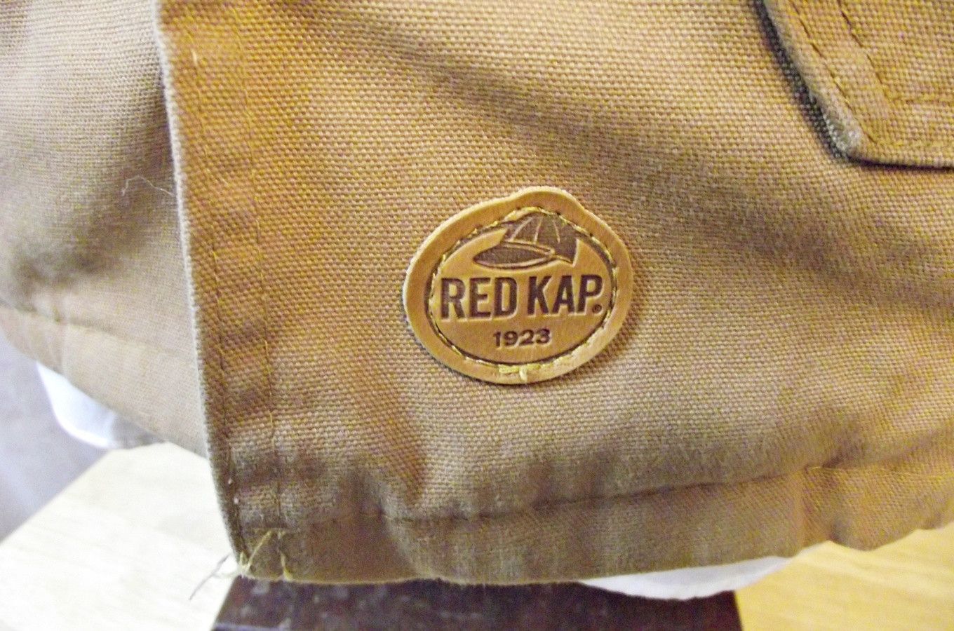 Red Kap WORK JACKET Mens Brown Duck Cloth Lined Grease Stains Barn Size US XS / EU 42 / 0 - 8 Thumbnail