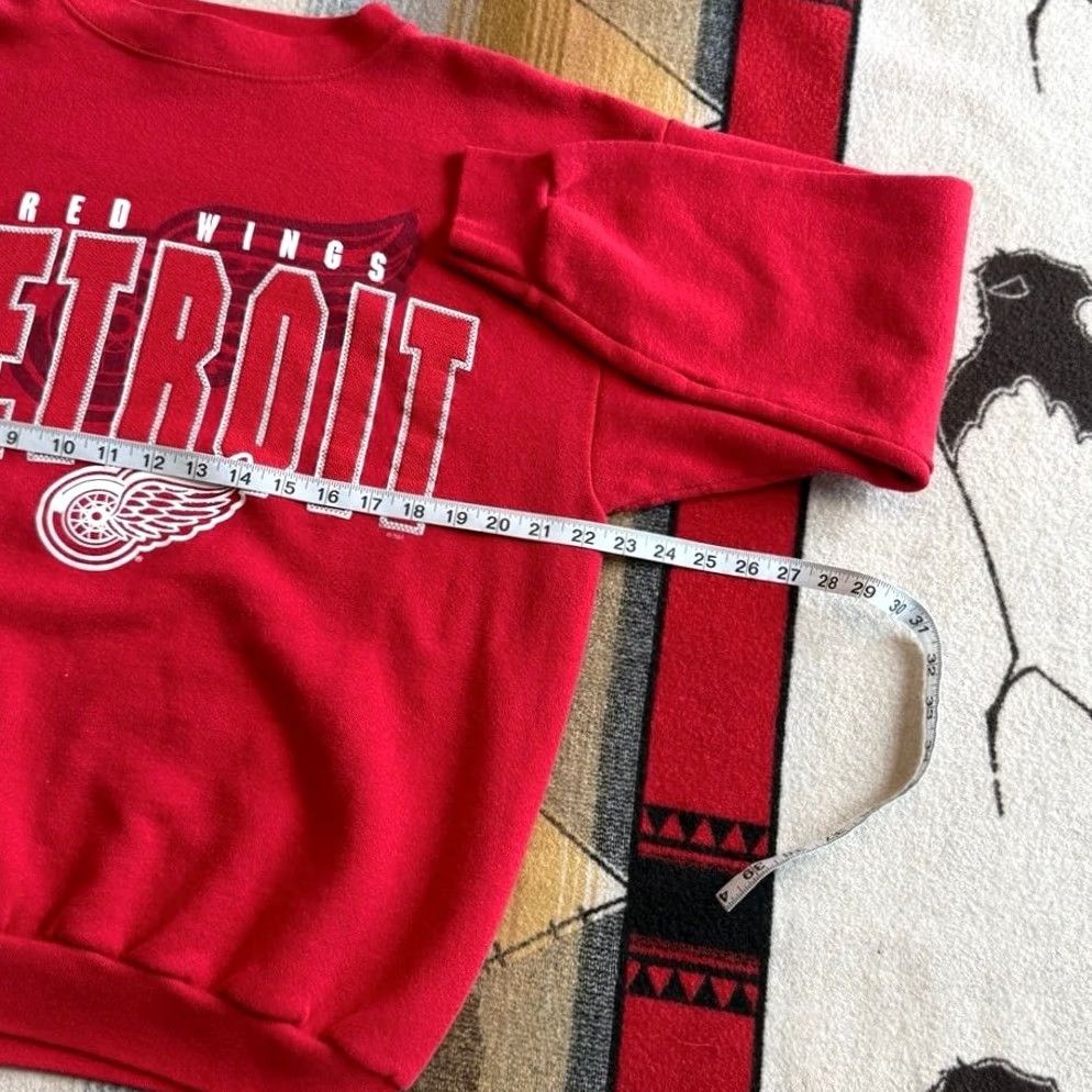 NHL VINTAGE Nike 90s Detroit Red Wings Crewneck Sweatshirt XL USA NHL Size US XL / EU 56 / 4 - 4 Thumbnail