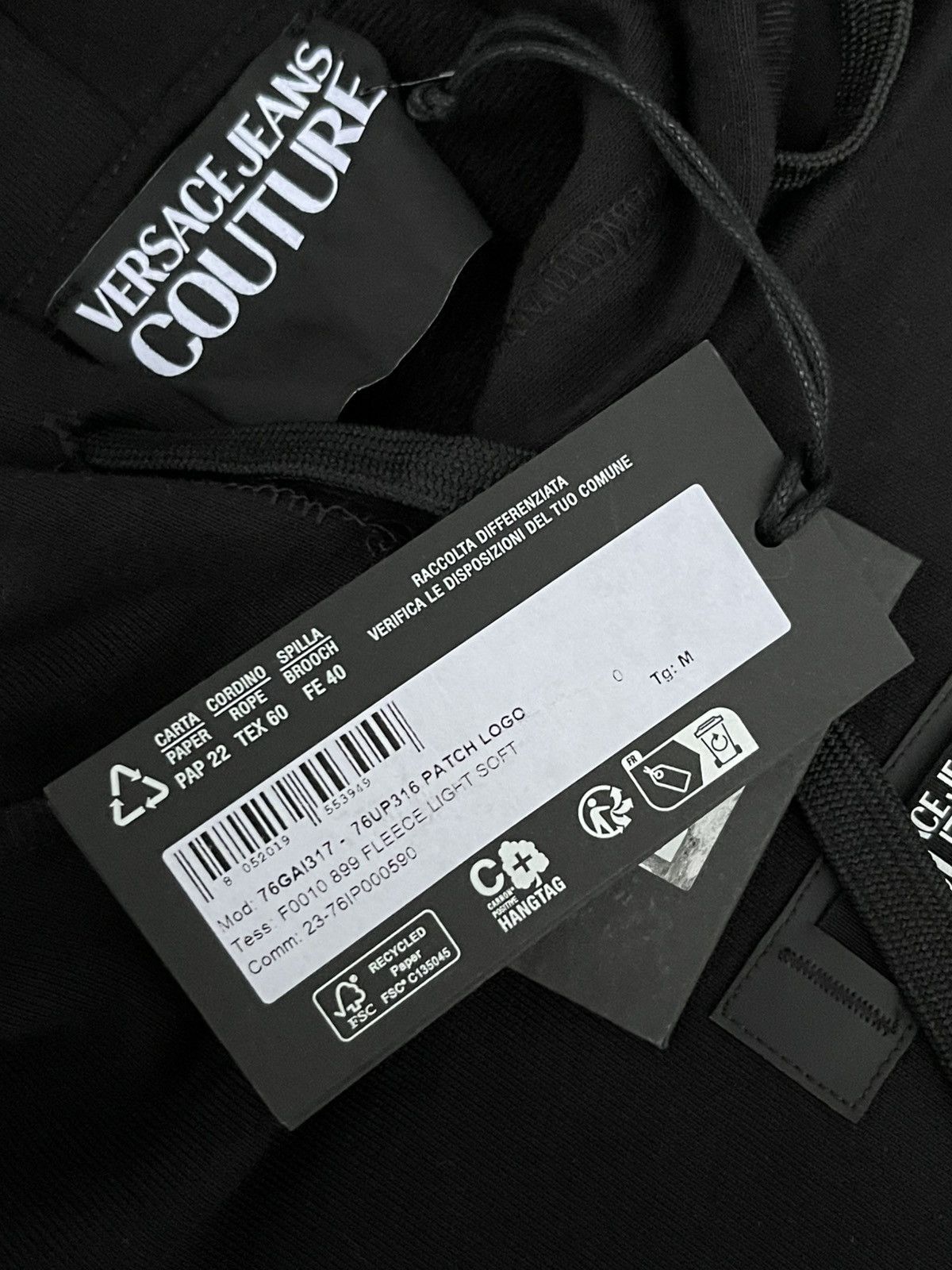 Versace !DS! SS23 Versace Stripped Paneled Reworked Sweatshirt Size US M / EU 48-50 / 2 - 24 Thumbnail