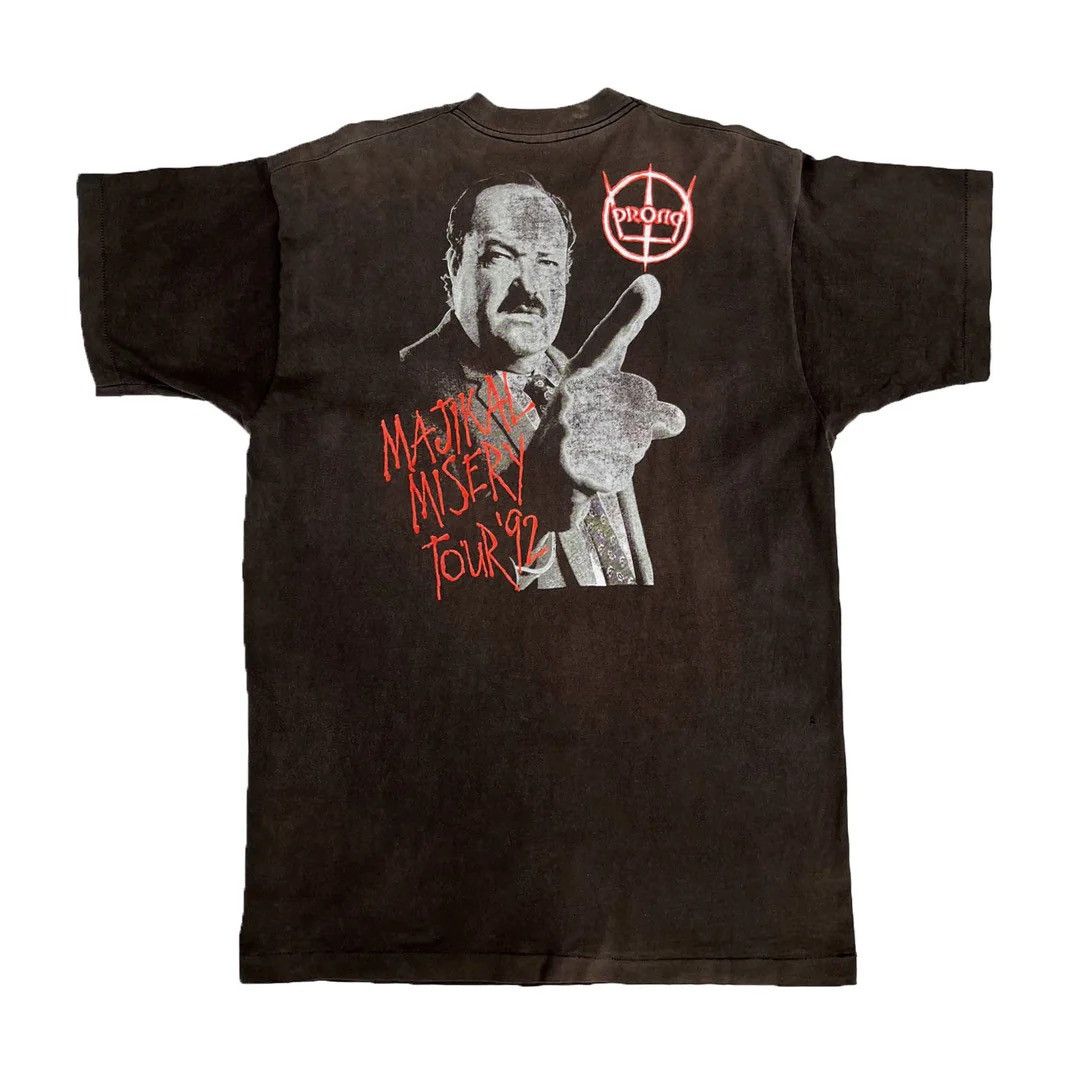 Prong 1992 90s Vintage Majikal Misery Tour Band T-Shirt