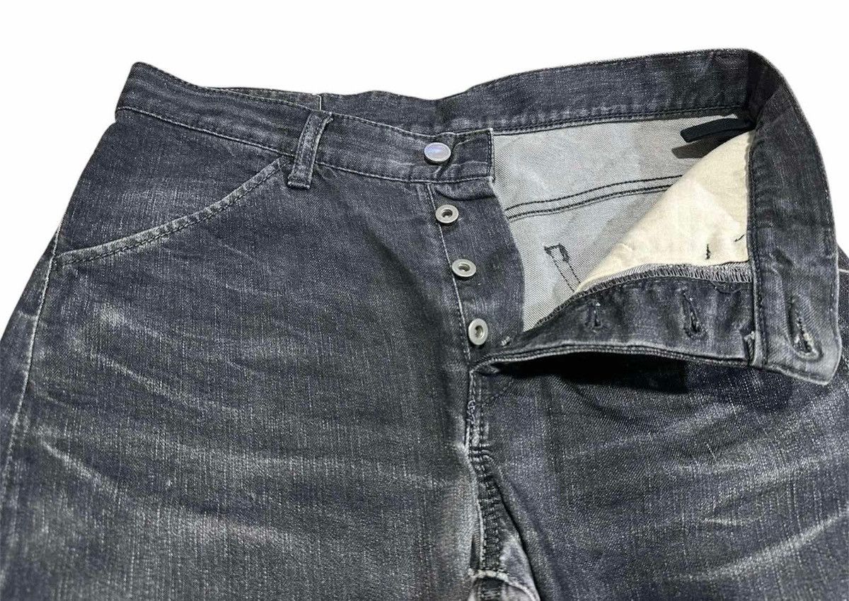 If Six Was Nine × Japanese Brand × RIPVANWINKLE 🔥Y2K Archived Rip Van Winkle Twisted Curve Biker Denim Size US 33 - 14 Thumbnail
