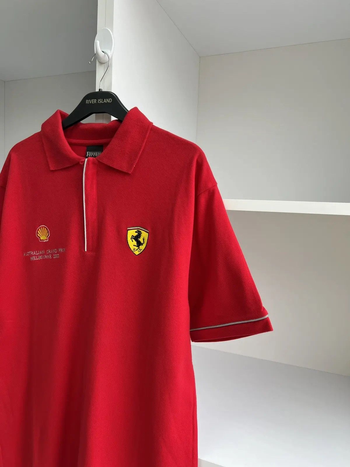 Ferrari × Vintage Vintage Ferrari 2002 Australian Grand Prix Melbourne polo Size US L / EU 52-54 / 3 - 5 Thumbnail