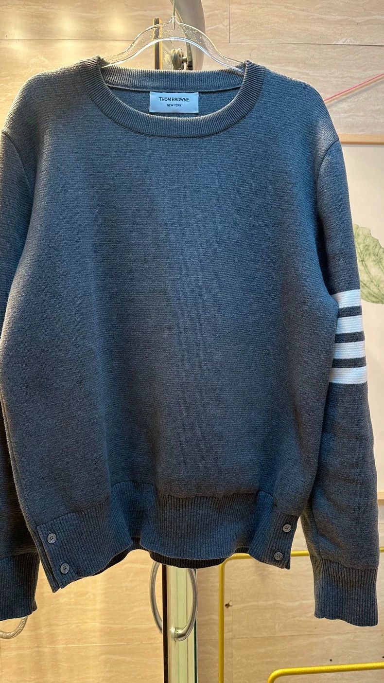 Thom Browne Thom Browne Long sleeve knit sweater Size US M / EU 48-50 / 2 - 1 Thumbnail