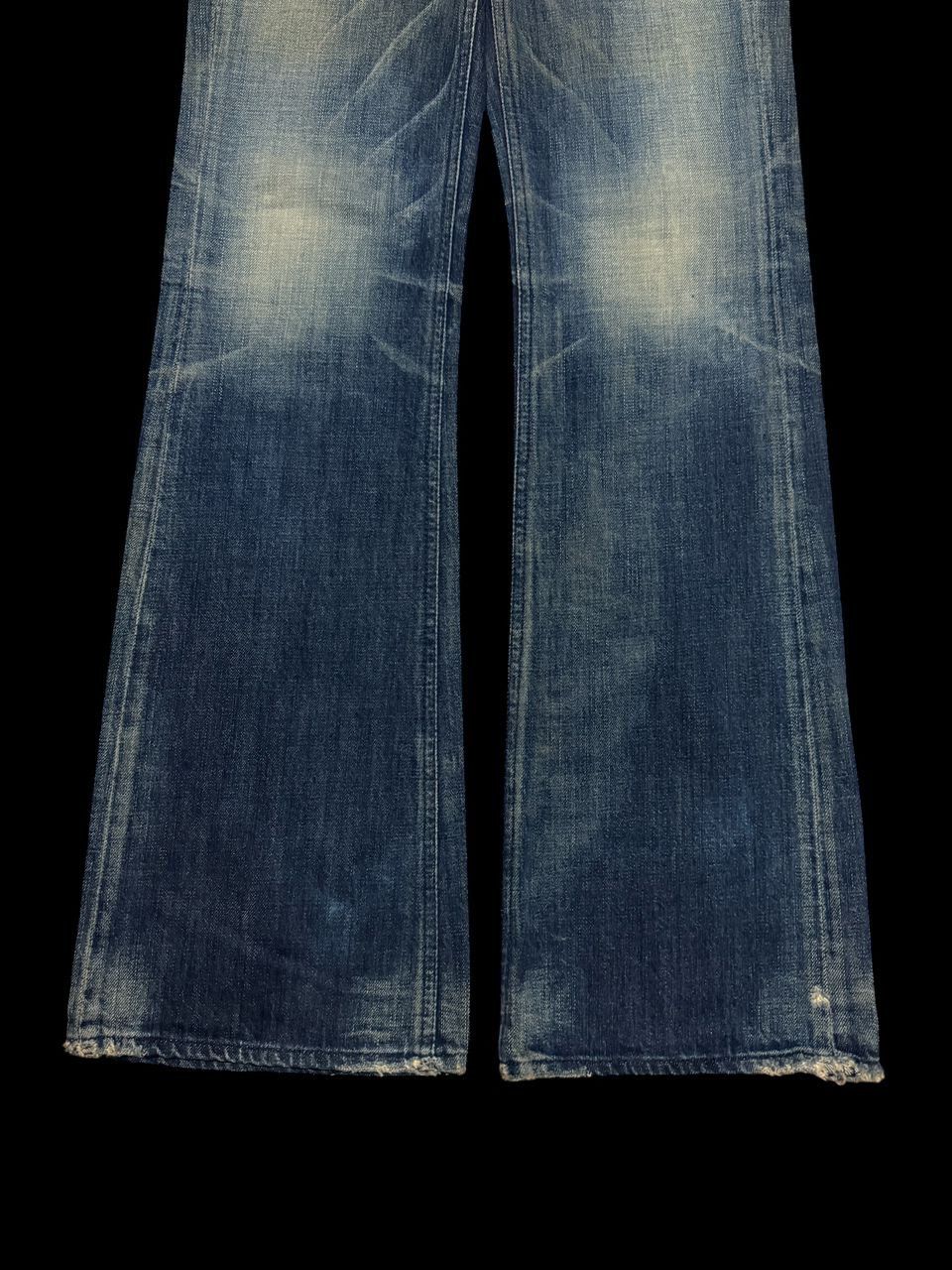 Tornado Mart FLARED Vintage Japanese Whisker Mudwash Distressing Denim Size US 30 / EU 46 - 10 Thumbnail