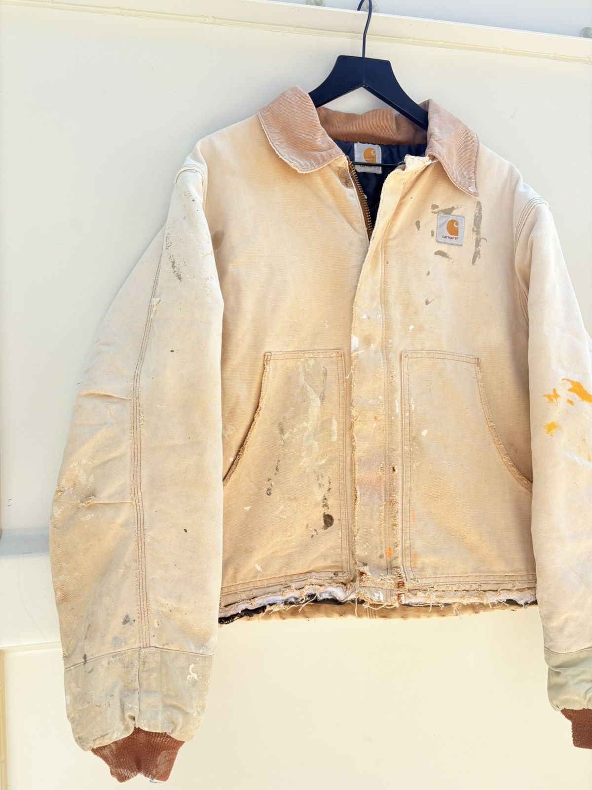 Carhartt Vintage Carhartt Jacket Faded Distressed GRUNGE Size US XL / EU 56 / 4 - 2 Thumbnail