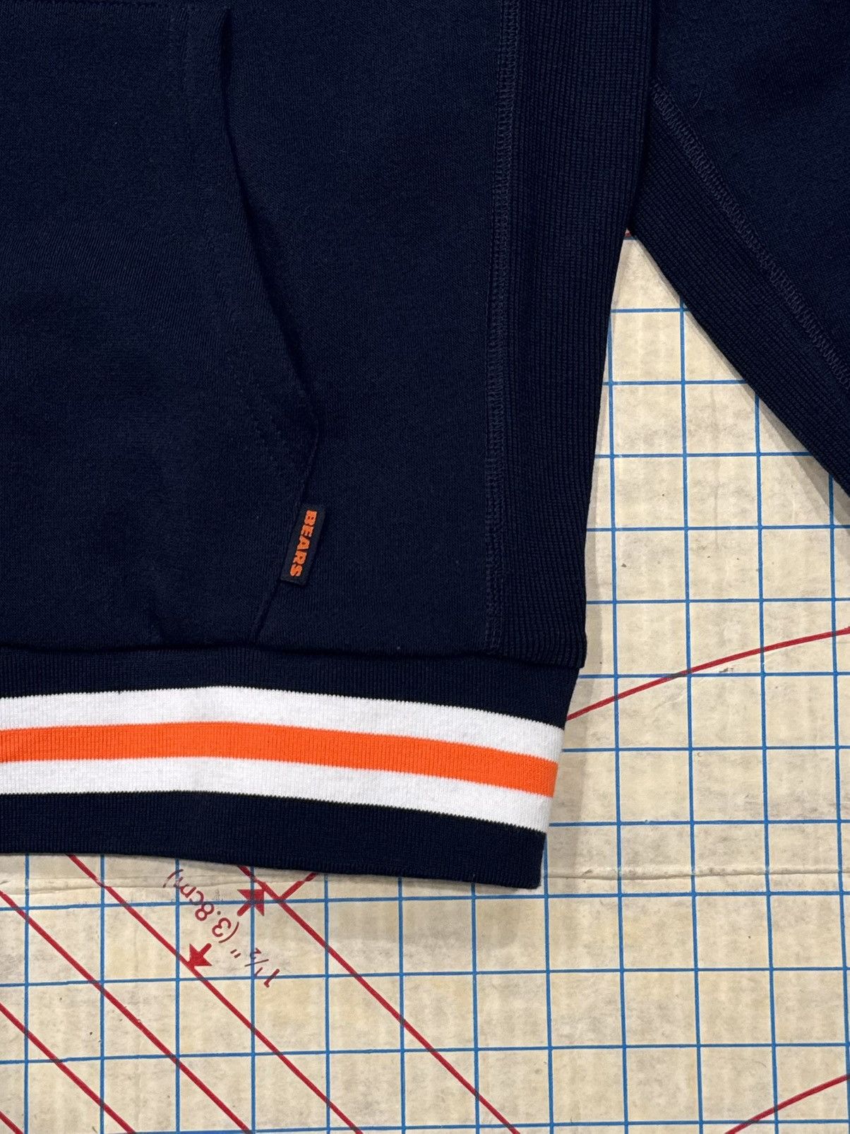 NFL NFL Team Apparel Chicago Bears Pull Over Hoodie Navy Fits XL Size US XL / EU 56 / 4 - 4 Thumbnail