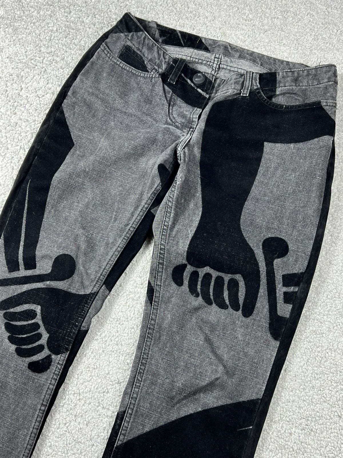 Vivienne Westwood 1998 Vivienne Westwood Anglomania Sword Pirate Flared Jeans Size 30" / US 8 / IT 44 - 3 Thumbnail