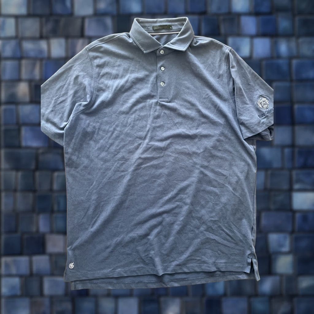 Vintage Greyson Polo Shirt Mens XL Blue Trump Challenge 2020 Golf Preppy Short Sleeve Size US XL / EU 56 / 4 - 1 Thumbnail