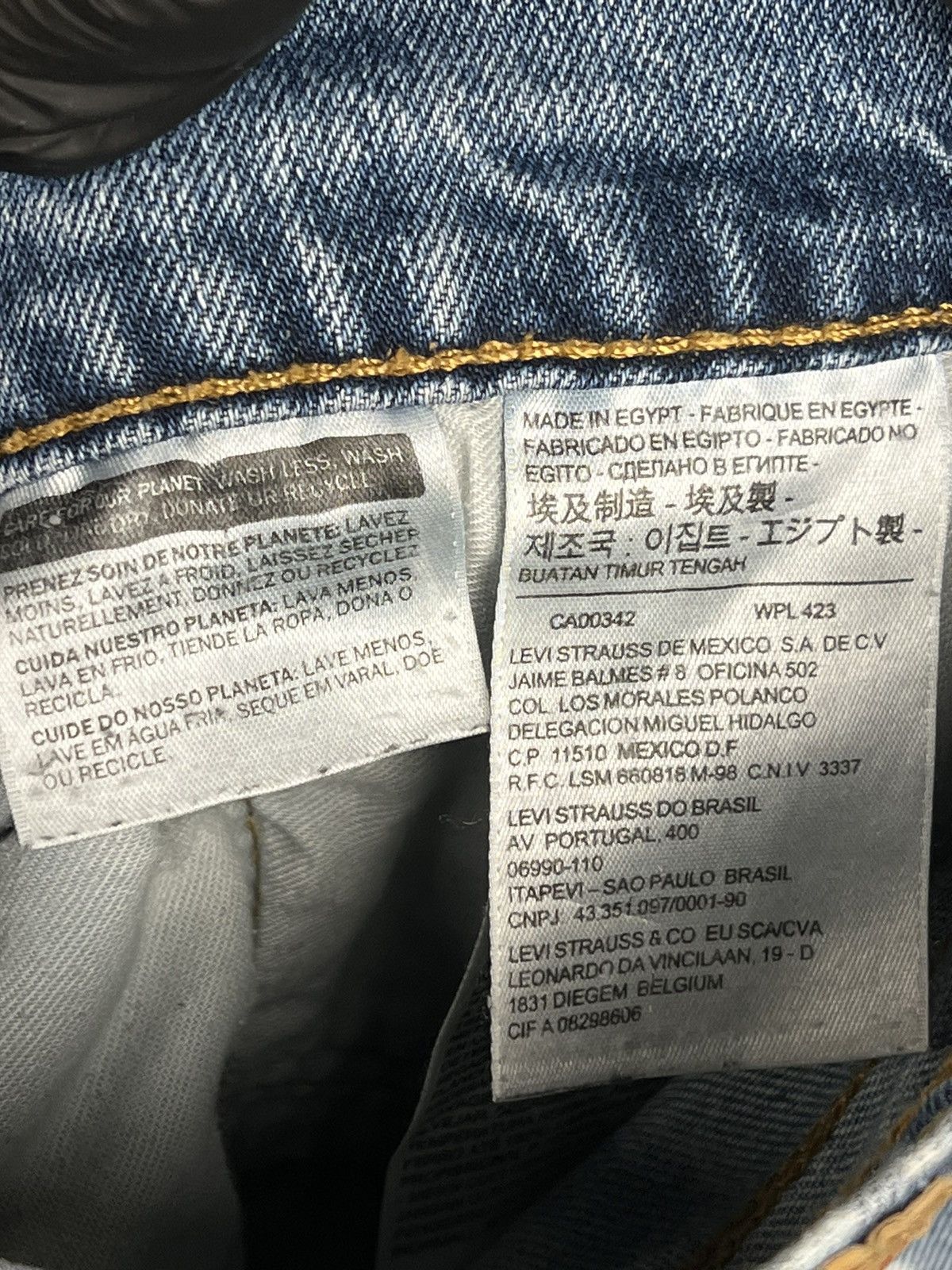 American Apparel × Levi's × Levi's Vintage Clothing Levis distressed tie dye jeans Size US 34 / EU 50 - 11 Thumbnail